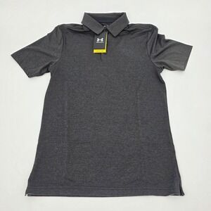 New Under Armour The Playoff Polo Gray Mens XS UPF 30 Extra Small Golf Casul